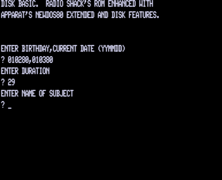 Screen shot